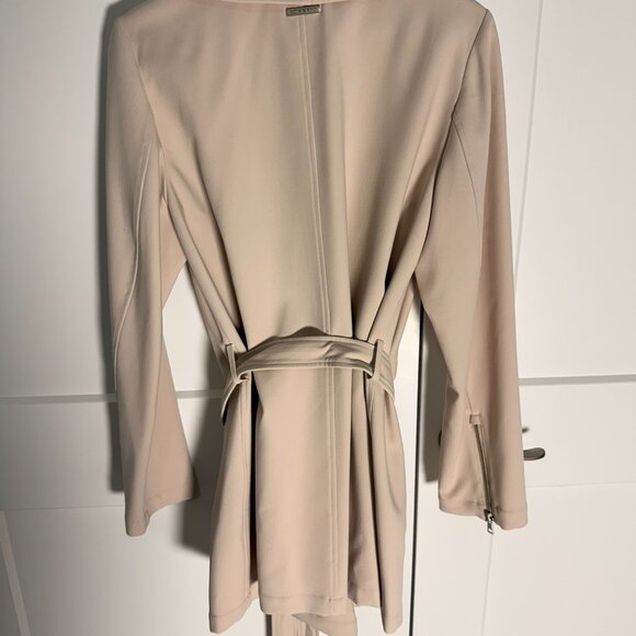 SOIA & KYO | Women's ORA Drapy Coat | Pearl | XL - Picture 5 of 9